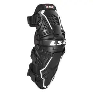 Ginocchiere moto Ls2 Fortress Snodate Nero Bianco