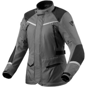 Giacca moto donna touring Revit Voltiac 3 H2O Ladies Grigio Nero