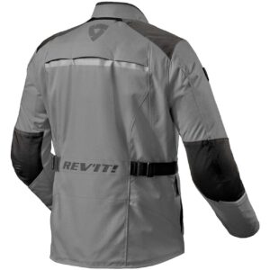 Giacca moto touring Revit Voltiac 3 H2O Grigio Nero