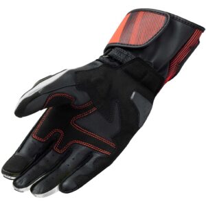 Guanti moto racing Revit Metis 2 Nero Rosso Neon