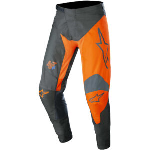 Pantaloni cross Alpinestars Racer Supermatic Antracite Arancione