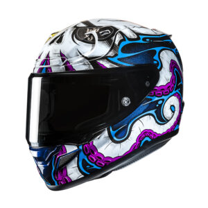 Casco moto integrale Hjc Rpha 12 Kraken Viola