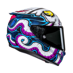 Casco moto integrale Hjc Rpha 12 Kraken Viola