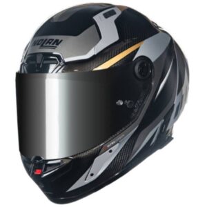 Casco moto integrale Nolan X-804 Rs Ultra Carbon Lesmo Grigio Oro