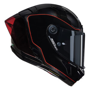 Casco moto integrale Nolan X-804 Rs Asso Di Picche Nero Rosso
