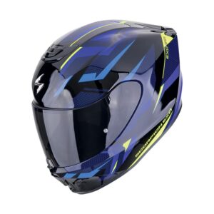 Casco moto integrale Scorpion Exo-391 Aaxo Nero Blu