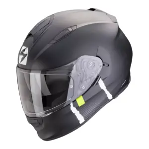 Casco moto integrale Scorpion Exo 491 CODE Nero Argento
