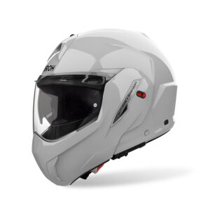 Casco moto modulare Airoh Mathisse II Color Grigio Cemento Lucido