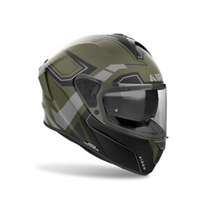 Casco moto integrale Airoh Spark 2 Dart Verde Opaco
