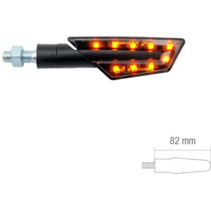 Coppia frecce a led moto Lightech 922 Nero