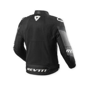 Giacca moto estiva Revit Quantum 3 Air Nero Bianco