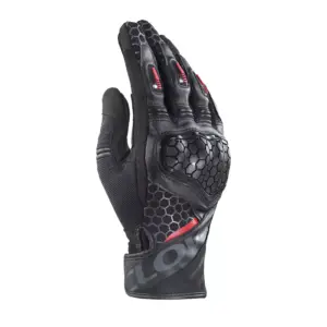 Guanti moto estivi Clover Predator 2 Nero Rosso