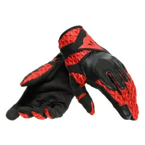 Guanti moto estivi Dainese Air-Maze Nero rosso