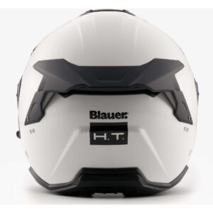 Casco moto jet Blauer JJ01 Doppia Visiera Mono Bianco
