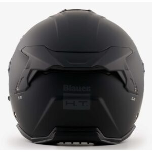 Casco moto jet Blauer JJ01 Doppia Visiera Mono Nero Opaco