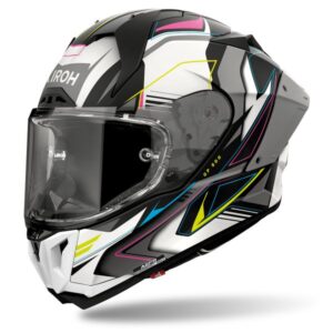 Casco moto integrale Airoh Gp 800 Multicolor Opaco