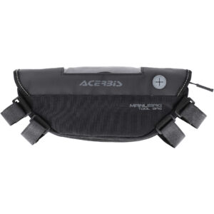Porta attrezzi manubrio Acerbis Manubag Logo 2.0 Grigio Nero