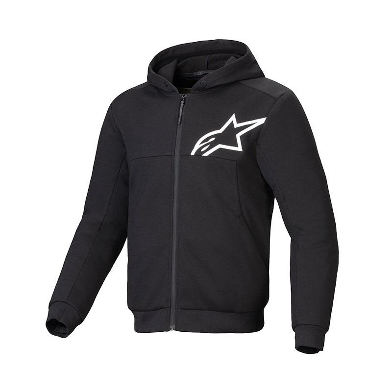 Felpa moto Alpinestars Chrome V2 Sport Nero