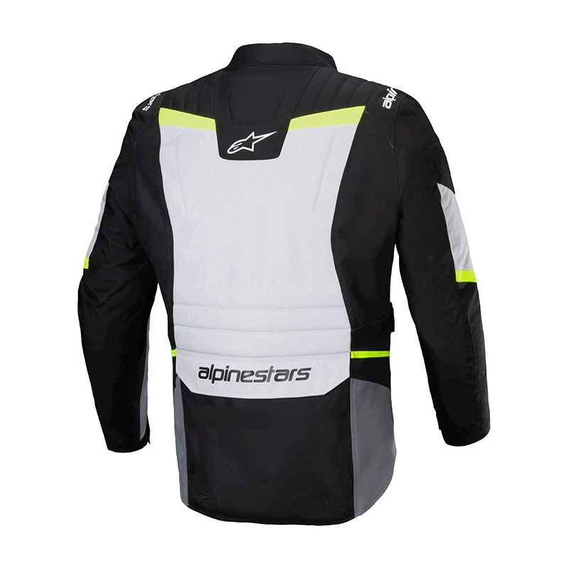Giacca moto touring Alpinestars St-1 Wp Grigio Giallo Fluo