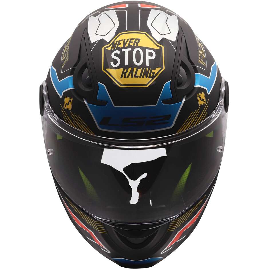 Casco moto integrale bimbo Ls2 FF812 Kid Zero Grigio Rosso