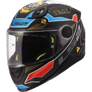 Casco moto integrale bimbo Ls2 FF812 Kid Zero Grigio Rosso