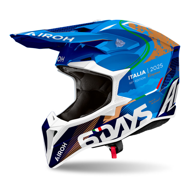 Casco cross Airoh Wraaap 6Days Italy 2025