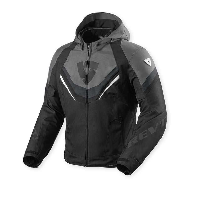 Giacca moto Revit Quantum 3 H2O Nero Grigio