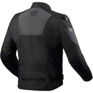 Giacca moto tessuto Revit Control H2O Nero Antracite