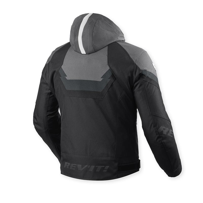 Giacca moto Revit Quantum 3 H2O Nero Grigio