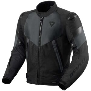 Giacca moto tessuto Revit Control H2O Nero Antracite