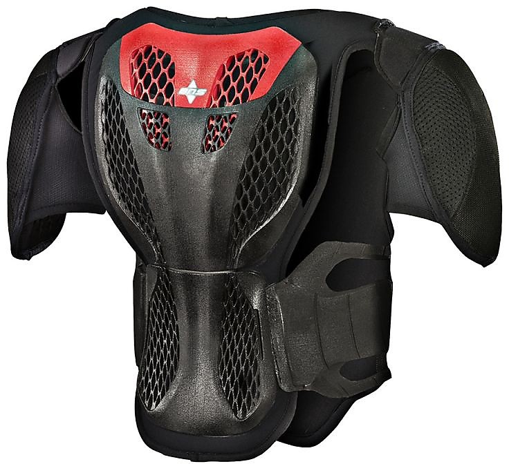 Pettorina cross bimbo Alpinestars A-5 S Youth Body Armour Nero