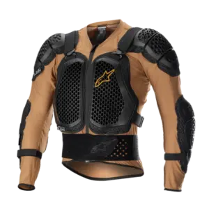 Pettorina cross Alpinestars Bionic Action Camel Nero