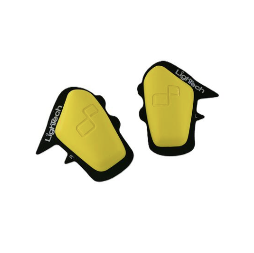 Saponette moto universali Lightech Track Pro Giallo Fluo