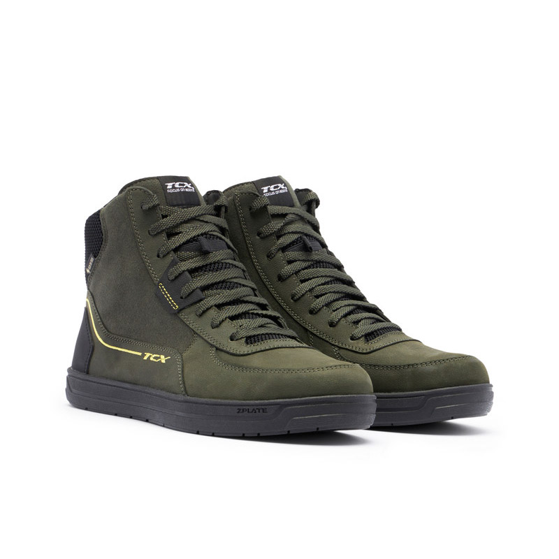 Scarpe moto Gore-tex Tcx Mood 2 Gtx Verde Nero