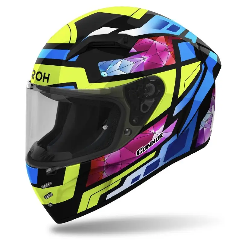 Casco moto integrale Airoh Connor Stellar Lucido
