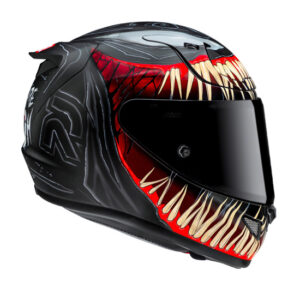 Casco moto integrale Hjc Rpha 12 Venom 3 Marvel
