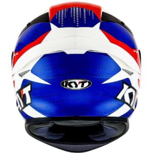 Casco moto integrale Kyt Tt-Revo Gear Blu Rosso