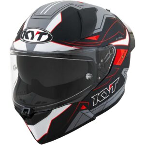 Casco moto integrale Kyt R2R Led Opaco Nero Grigio