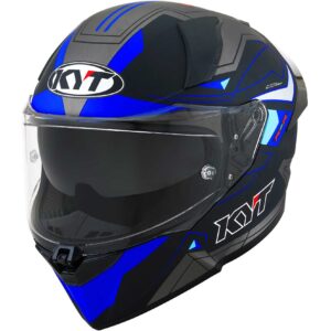 Casco moto integrale Kyt R2R Led Opaco Nero Blu