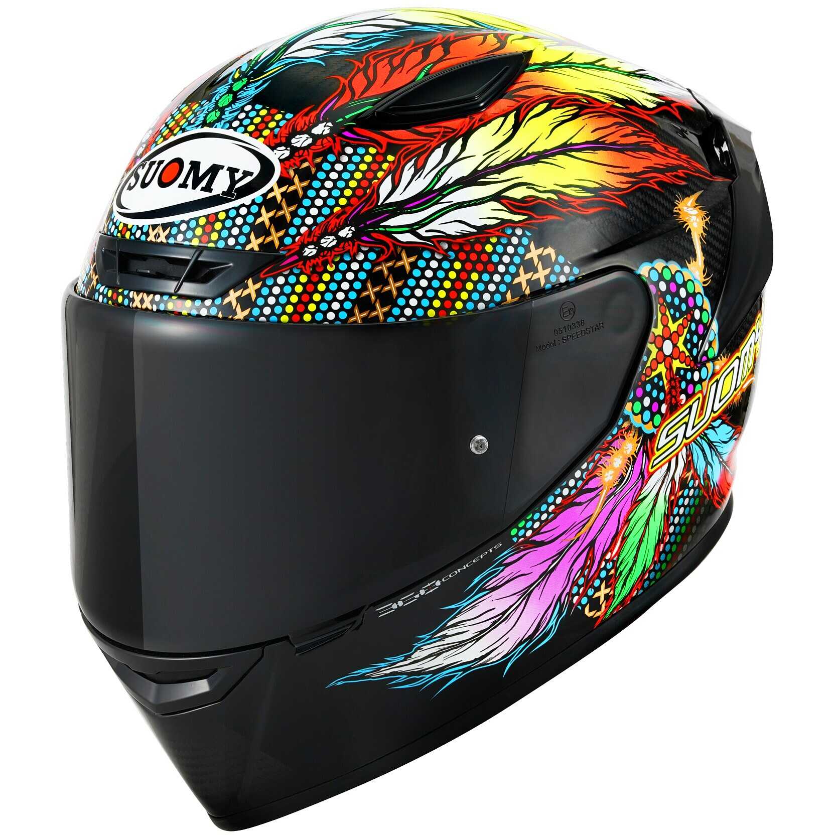 Casco moto integrale racing Suomy Tx-Pro Chieftain Multi Carbon