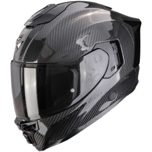 Casco moto integrale Scorpion Exo 1500 Carbon Air Solid Nero Lucido