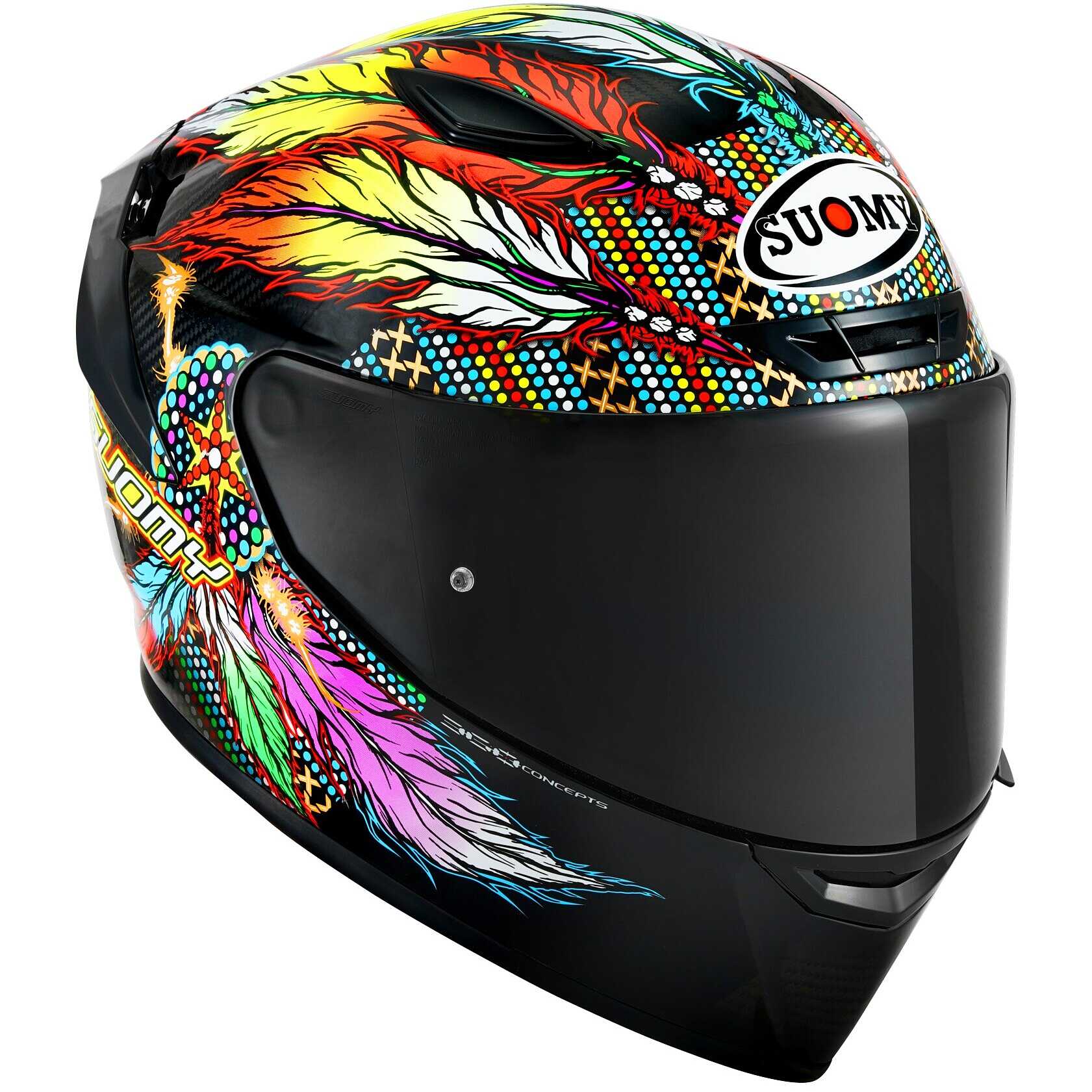 Casco moto integrale racing Suomy Tx-Pro Chieftain Multi Carbon