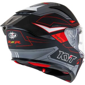 Casco moto integrale Kyt R2R Led Opaco Nero Grigio