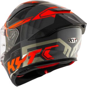 Casco moto integrale Kyt R2R Octane Arancio