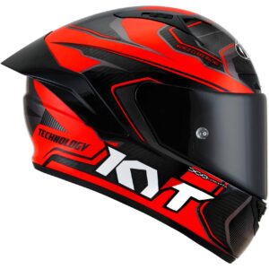 Casco moto integrale Kyt Nz-Race Carbon Competition Rosso