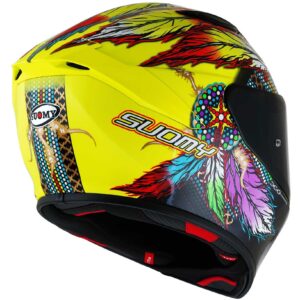 Casco moto integrale Suomy Track-1 Chieftain Multi Giallo