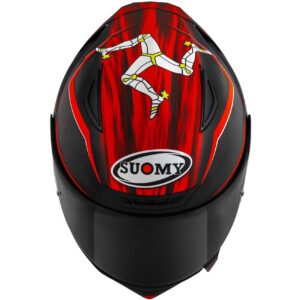 Casco moto integrale Suomy Tx-Pro Johnson Replica Rosso Opaco
