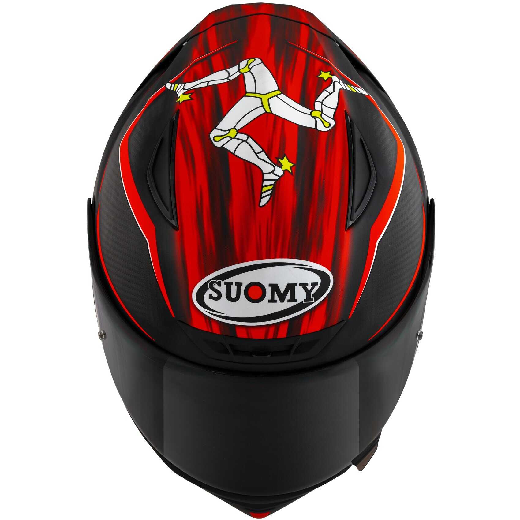 Casco moto integrale Suomy Tx-Pro Johnson Replica Rosso Opaco