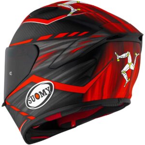 Casco moto integrale Suomy Tx-Pro Johnson Replica Rosso Opaco