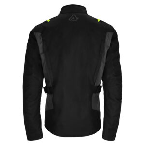 Giacca moto Acerbis CE X-Travel Nero Giallo Fluo